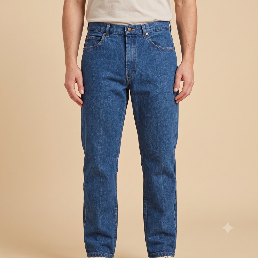 Vintage Lee RN 34783 Straight Leg Jeans Men's 36x30 Blue Cotton EUC